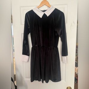 Eye candy velvet babydoll dress large